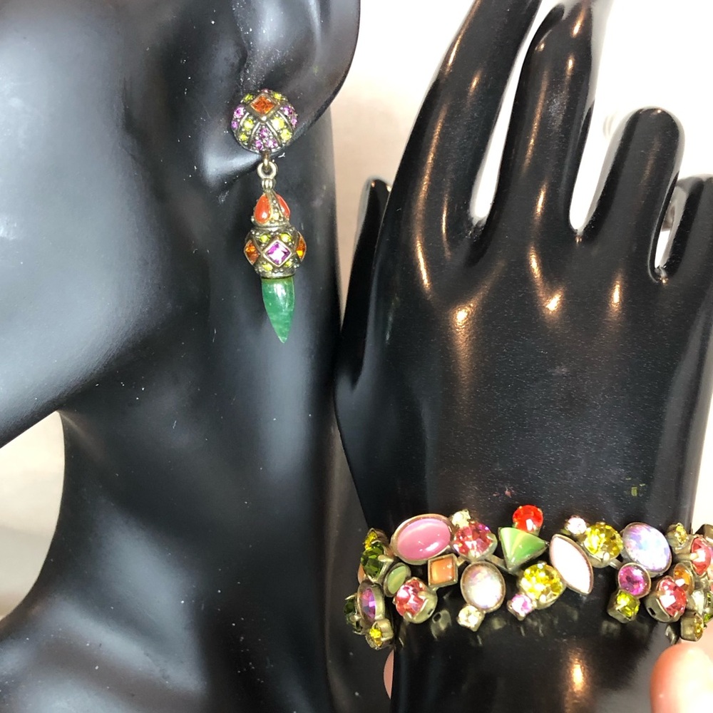 HEIDI DAUS Elegant Multicolor Drop Earrings - Picture 16 of 17